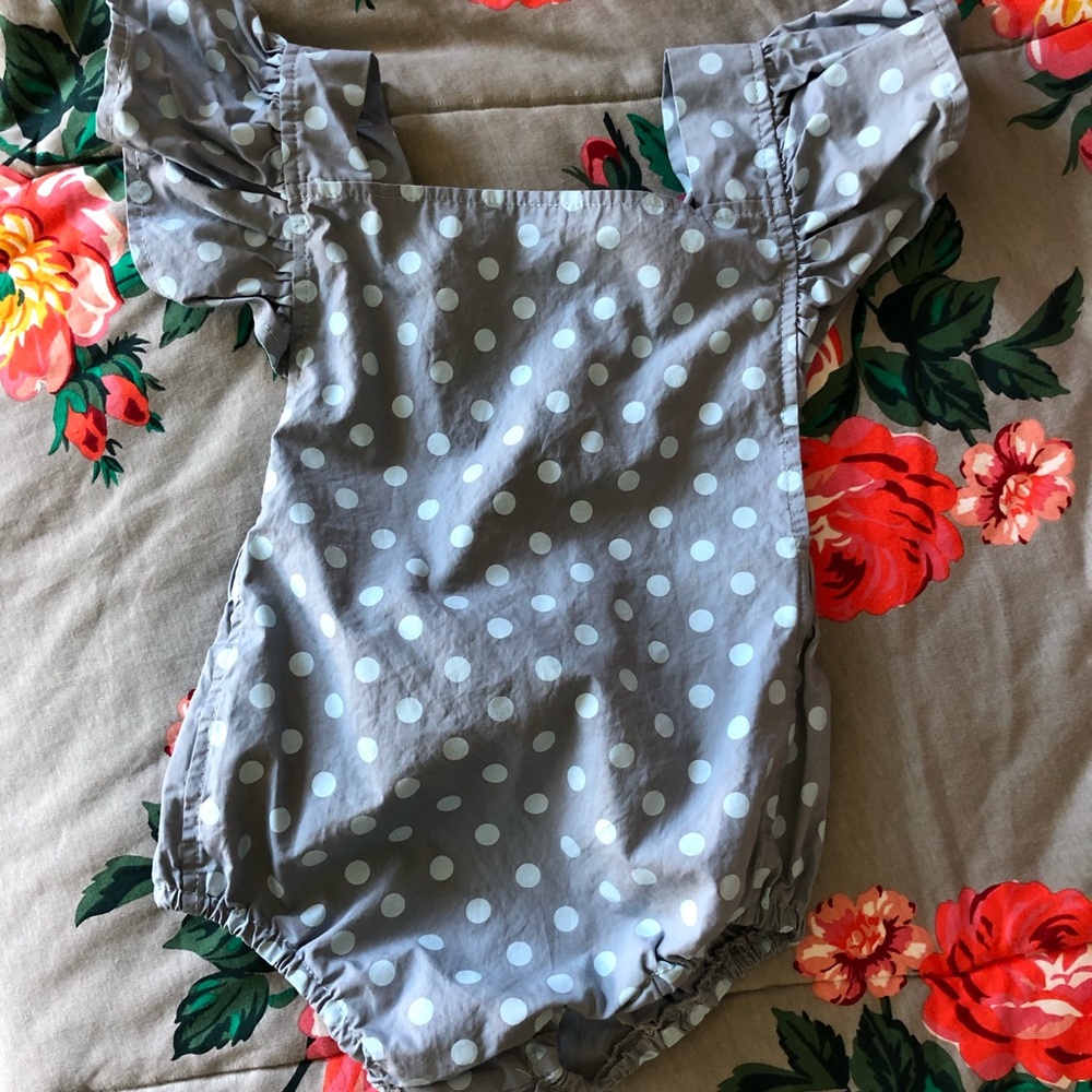 Blue/grayish boutique romper